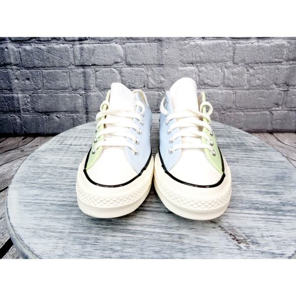 Converse Chuck Taylor 70  OX Citron This Chambray Blue/Spring Green Men 8.5 NIB - Picture 4 of 11